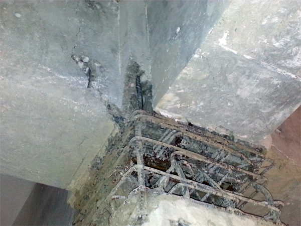 福建漳州龍海明發(fā)項目剪力墻及柱混凝土置換